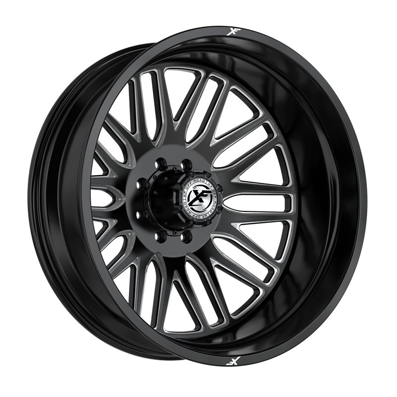 XF OFFROAD | XF-240 22x10 ET-24 - Gloss Black Milled