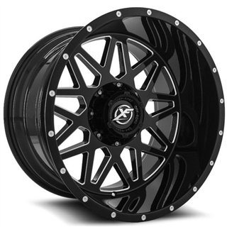 XF OFFROAD | XF-211 20x9 ET0 - Gloss Black Milled