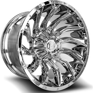 XF OFFROAD | XF-224 24x14 ET-76 - Chrome