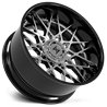 SENTALI BARREL FORGED XTREME | BFX5 22x10 ET-24 - Gloss Black Lip / Chrome Centre