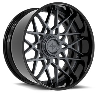 SENTALI BARREL FORGED XTREME | BFX5 22x12 ET-44 - Gloss Black Lip / Gun Metal Centre