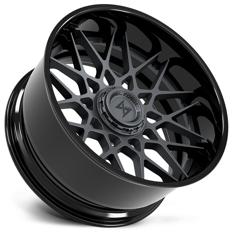 SENTALI BARREL FORGED XTREME | BFX5 22x12 ET-44 - Gloss Black Lip / Gun Metal Centre