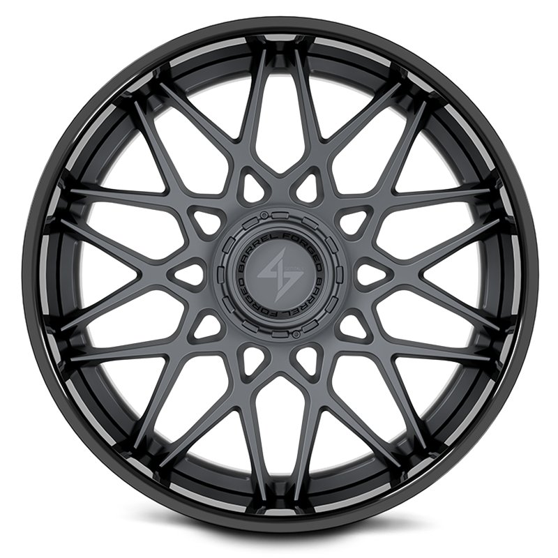 SENTALI BARREL FORGED XTREME | BFX5 22x12 ET-44 - Gloss Black Lip / Gun Metal Centre