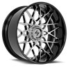 SENTALI BARREL FORGED XTREME | BFX5 22x10 ET-24 - Gloss Black Lip / Chrome Centre