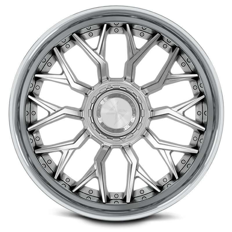 SENTALI BARREL FORGED XTREME | BFX2 22x12 ET-44 - Polished Lip / Brushed Centre