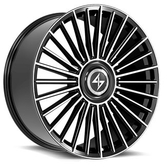 SENTALI LUXX | SPECTRE 24x10 ET30 - Gloss Black Machined