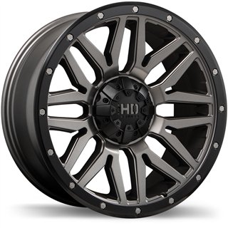 Fast HD | Menace 18x9.0 ET15 - Satin Gunmetal with Black Trim