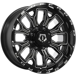 TIS Wheels | 560 20x10.0 ET-25 - Gloss Black - Milled Edge