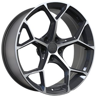 ART Replica | REPLICA 318 20x9.0 ET25 - Gloss Black - Machined Face