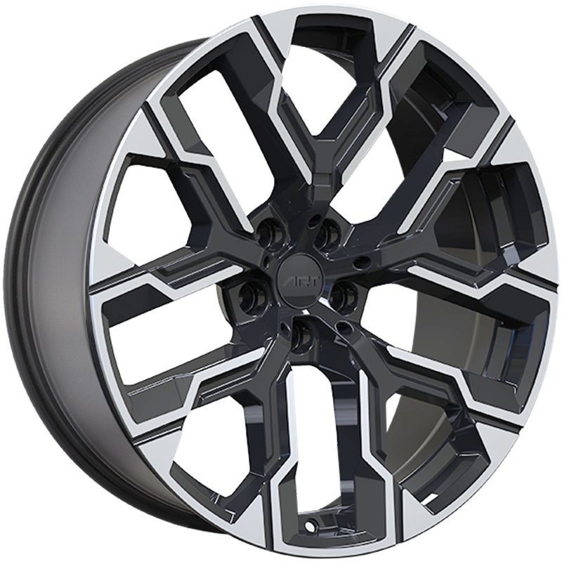 ART Replica | REPLICA 400 20x10.0 ET38 - Gloss Black - Machined Face