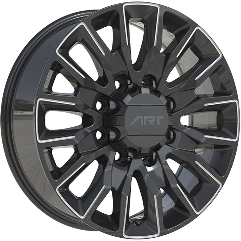 ART Replica | REPLICA 414 20x8.5 ET15 - Gloss Black - Milled Edge