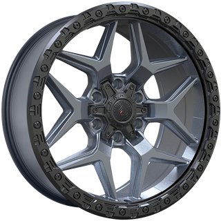 Forged Wheels | XR13 20x9.0 ET15 - Satin Gray - Black Lip