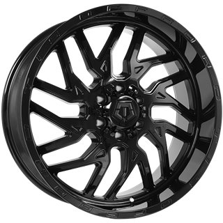 TIS Wheels | 544 22x10.0 ET10 - Gloss Black