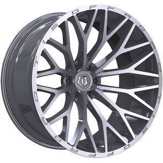 TIS Wheels | 566 20x9.0 ET18 - Silver - Brushed Face