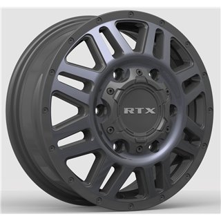 RTX | Adventure (6 Lugs) 16x6.0 ET45 - Satin Black Machined Grey