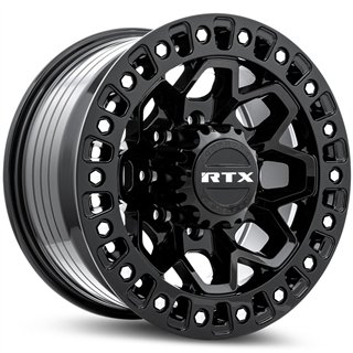 RTX | Zion 17x9.0 ET-15 - Gloss Black Milled Rivet