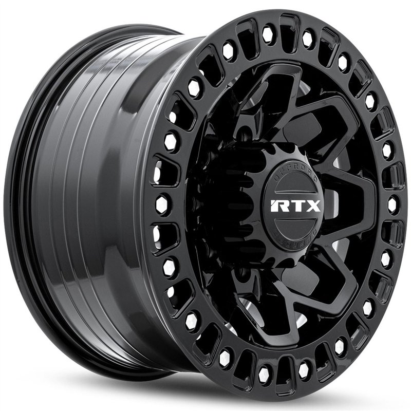 RTX | Zion 17x9.0 ET-15 - Gloss Black Milled Rivet