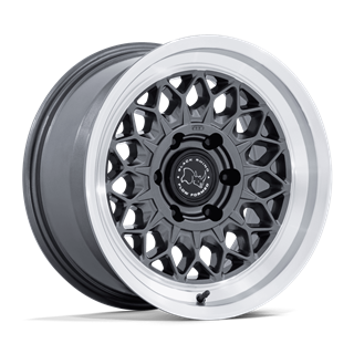 Black Rhino Hard Alloys | BR034 GRAZ 17x8.5 ET0 - GLOSS GUNMETAL W/ MACHINED LIP