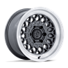Black Rhino Hard Alloys | BR034 GRAZ 17x8.5 ET0 - GLOSS GUNMETAL W/ MACHINED LIP