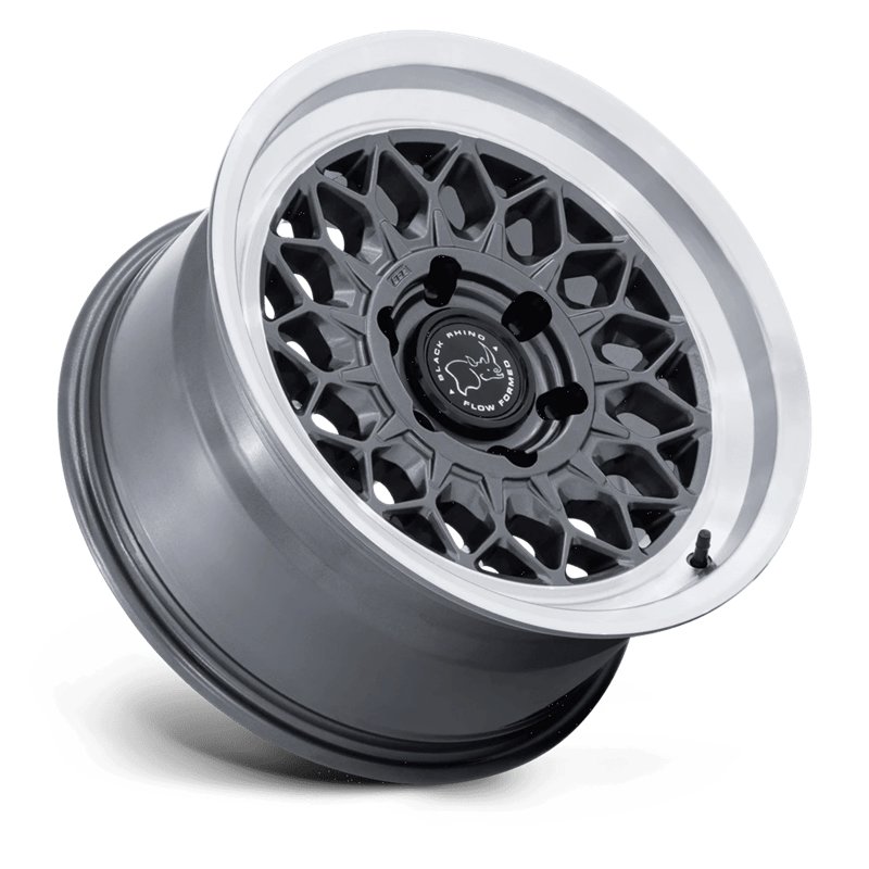 Black Rhino Hard Alloys | BR034 GRAZ 17x8.5 ET0 - GLOSS GUNMETAL W/ MACHINED LIP