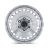 Black Rhino Hard Alloys | BR036 BASIN 17x8.5 ET0 - GLOSS SILVER W/ MACHINED FACE