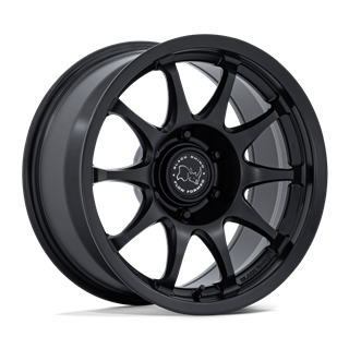 Black Rhino Hard Alloys | BR038 RONIN 17x8.5 ET0 - MATTE BLACK