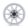 Black Rhino Hard Alloys | BR038 RONIN 17x8.5 ET25 - GLOSS SILVER W/ MACHINED FACE