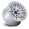 Black Rhino Hard Alloys | BR039 VANGUARD 17x8 ET32 - GLOSS SILVER W/ MACHINED FACE
