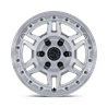 Black Rhino Hard Alloys | BR039 VANGUARD 17x8 ET32 - GLOSS SILVER W/ MACHINED FACE