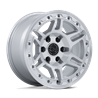 Black Rhino Hard Alloys | BR039 VANGUARD 17x8 ET32 - GLOSS SILVER W/ MACHINED FACE