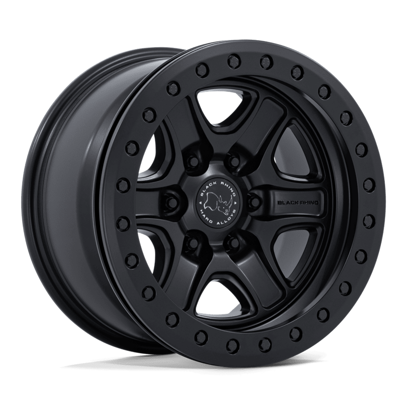 Black Rhino Hard Alloys | BR200 ECHO TRAIL LOCK BEADLOCK 17x8.5 ET25 - MATTE BLACK