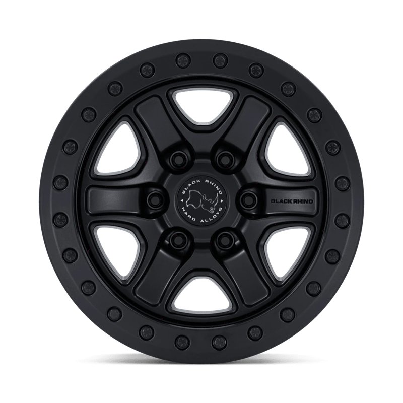 Black Rhino Hard Alloys | BR200 ECHO TRAIL LOCK BEADLOCK 17x8.5 ET0 - MATTE BLACK