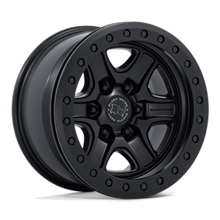 Black Rhino Hard Alloys | BR200 ECHO TRAIL LOCK BEADLOCK 18x9 ET12 - MATTE BLACK