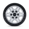Black Rhino Hard Alloys | BR200 ECHO TRAIL LOCK BEADLOCK 17x8.5 ET0 - HYPER SILVER W/ MACHINED FACE