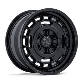 Black Rhino Hard Alloys | BR600 VAGABOND 17x8.5 ET0 - MATTE BLACK W/ GLOSS BLACK LIP