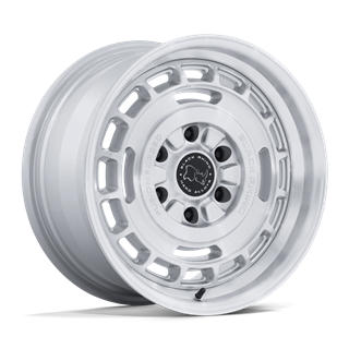 Black Rhino Hard Alloys | BR600 VAGABOND 17x8.5 ET0 - GLOSS SILVER W/ MACHINED FACE