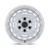 Black Rhino Hard Alloys | BR600 VAGABOND 17x8.5 ET0 - GLOSS SILVER W/ MACHINED FACE