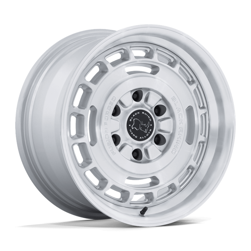 Black Rhino Hard Alloys | BR600 VAGABOND 17x8.5 ET25 - GLOSS SILVER W/ MACHINED FACE