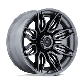 Fuel Off-Road | FC404 MUTINY 20x10 ET-18 - GLOSS BLACK BRUSHED DARK TINT