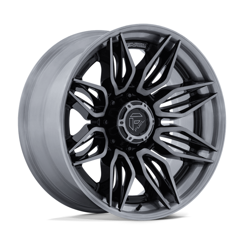 Fuel Off-Road | FC404 MUTINY 22x10 ET0 - GLOSS BLACK BRUSHED DARK TINT