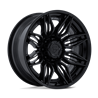 Fuel Off-Road | FC404 MUTINY 22x10 ET0 - MATTE BLACK W/ GLOSS BLACK LIP