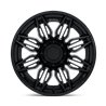 Fuel Off-Road | FC404 MUTINY 22x10 ET0 - MATTE BLACK W/ GLOSS BLACK LIP
