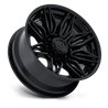 Fuel Off-Road | FC404 MUTINY 22x10 ET-18 - MATTE BLACK W/ GLOSS BLACK LIP