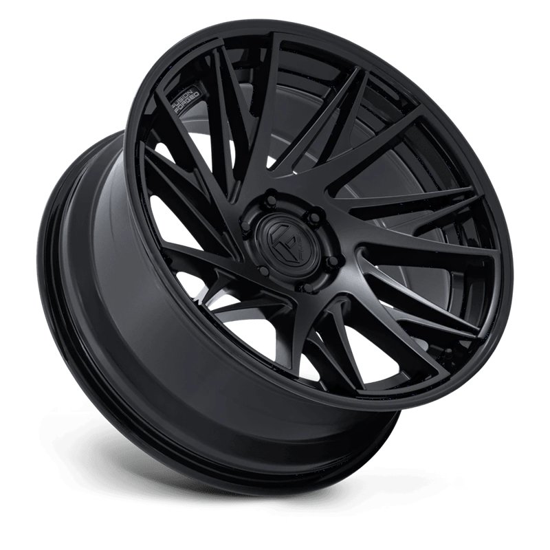 Fuel Off-Road | FC405 DYNAMO 24x10 ET0 - MATTE BLACK W/ GLOSS BLACK LIP