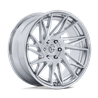 Fuel Off-Road | FC405 DYNAMO 20x9 ET1 - GLOSS SILVER BRUSHED W/ CHR-LP