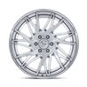 Fuel Off-Road | FC405 DYNAMO 20x9 ET1 - GLOSS SILVER BRUSHED W/ CHR-LP