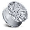 Fuel Off-Road | FC405 DYNAMO 22x10 ET-18 - GLOSS SILVER BRUSHED W/ CHR-LP