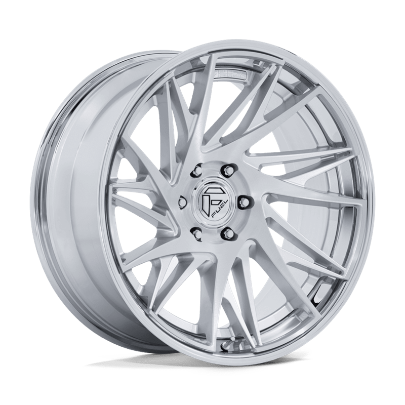 Fuel Off-Road | FC405 DYNAMO 22x9.5 ET20 - GLOSS SILVER BRUSHED W/ CHR-LP