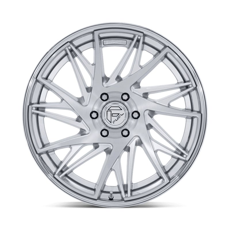 Fuel Off-Road | FC405 DYNAMO 22x9.5 ET20 - GLOSS SILVER BRUSHED W/ CHR-LP