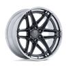 Fuel Off-Road | FC408 FLIGHT 20x9 ET1 - GLOSS GUNMETAL W/ CHROME LIP